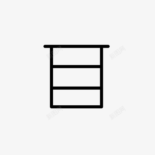 抽屉床头柜橱柜图标svg_新图网 https://ixintu.com 家具套装2 床头柜 抽屉 橱柜