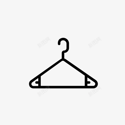 衣架服装店衣架套装1图标svg_新图网 https://ixintu.com 服装店 衣架 衣架套装1