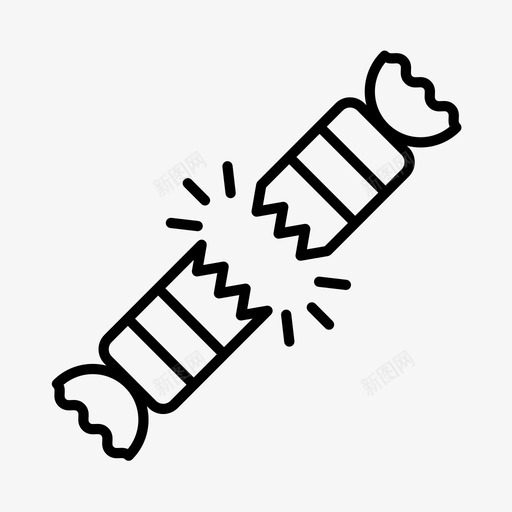 祝你好运庆祝圣诞节图标svg_新图网 https://ixintu.com 圣诞节 圣诞饼干 庆祝 祝你好运 节日