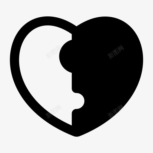 心之谜爱图标svg_新图网 https://ixintu.com 心之谜 爱