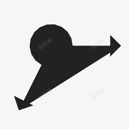 反射角角度度图标svg_新图网 https://ixintu.com 几何学 反射角 度 数学 角度