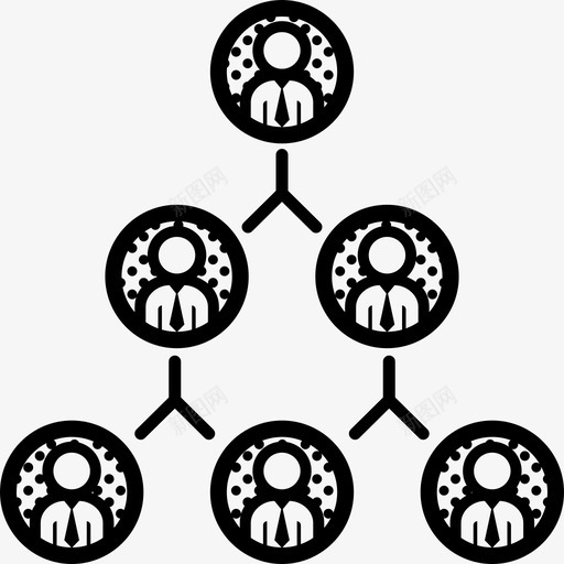 组织图表金字塔图标svg_新图网 https://ixintu.com 人点 图表 组织 结构 金字塔