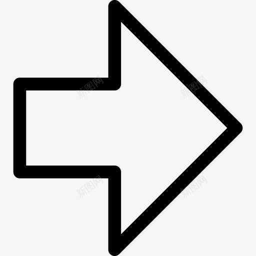 右箭头方向图标svg_新图网 https://ixintu.com 信号 右 方向 汽车仪表板第3部分 箭头 转向