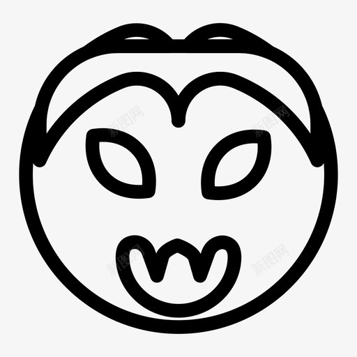 小丑鬼魂万圣节图标svg_新图网 https://ixintu.com 万圣节 万圣节线图标 小丑 幽灵 恐怖 鬼魂