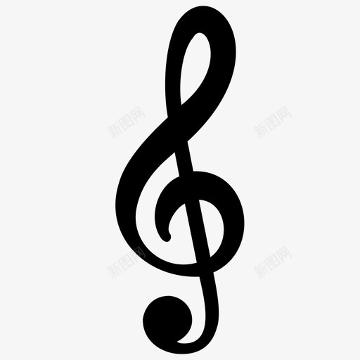 音阶旋律音符图标svg_新图网 https://ixintu.com 旋律 音符 音阶 颤音