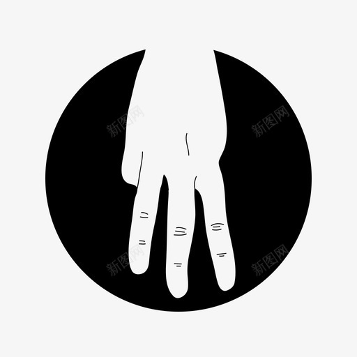 手m手语图标svg_新图网 https://ixintu.com 手m 手语