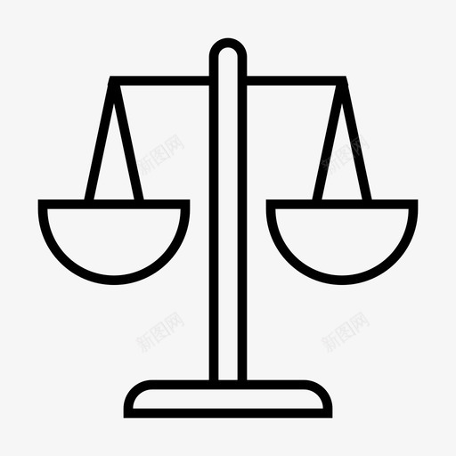 秤商务公正图标svg_新图网 https://ixintu.com 公正 商务 天平 秤 称重