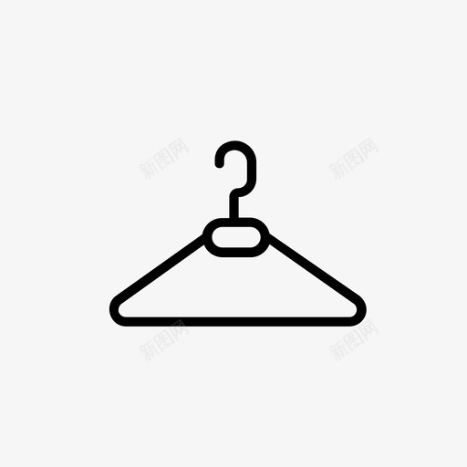 衣架服装店衣架套装1图标svg_新图网 https://ixintu.com 服装店 衣架 衣架套装1