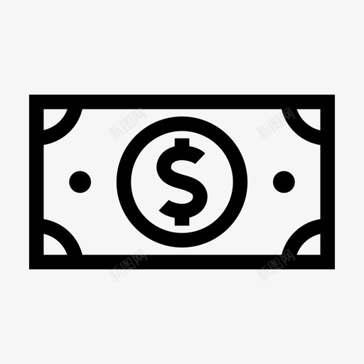 钱现金投资图标svg_新图网 https://ixintu.com 价格 投资 现金 生意 薪水 钱