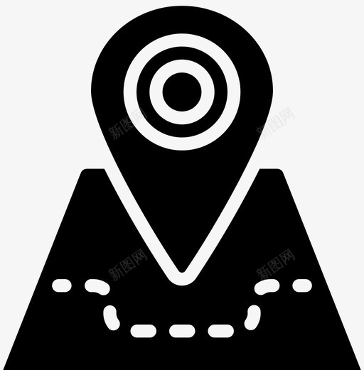 地图图钉地理地理实体图标svg_新图网 https://ixintu.com 地图图钉 地理 地理实体