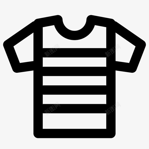 犯罪服装条纹衬衫犯罪图标svg_新图网 https://ixintu.com 条纹衬衫 犯罪 犯罪服装