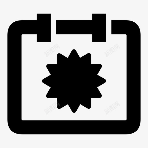 日历连拍日历功能图标svg_新图网 https://ixintu.com 日历 日历功能 连拍