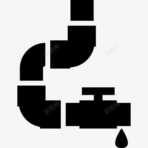 管道pvc水管图标svg_新图网 https://ixintu.com pvc 建筑 水管 管道