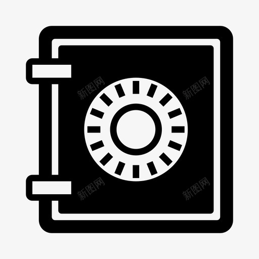 安全银行保护图标svg_新图网 https://ixintu.com 保护 保险库 安全 管理员侧菜单设置32px黑色 银行