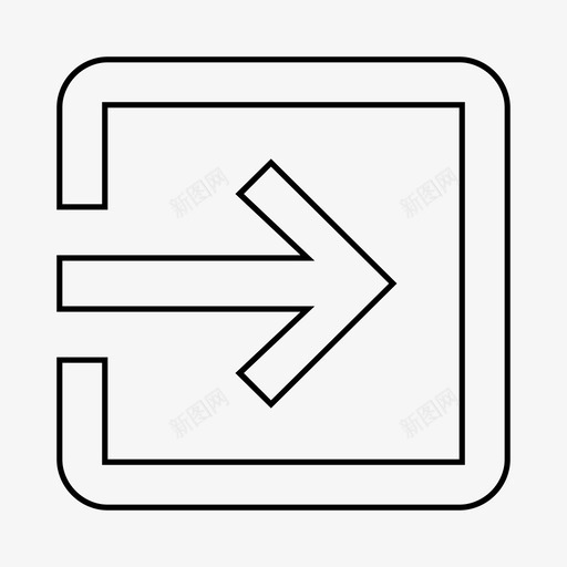 退出应用程序弹出注销图标svg_新图网 https://ixintu.com 弹出 打开 材料行 注销 退出应用程序