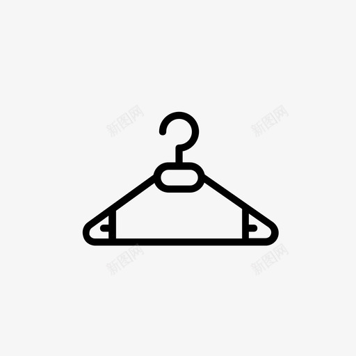 衣架服装店衣架套装1图标svg_新图网 https://ixintu.com 服装店 衣架 衣架套装1