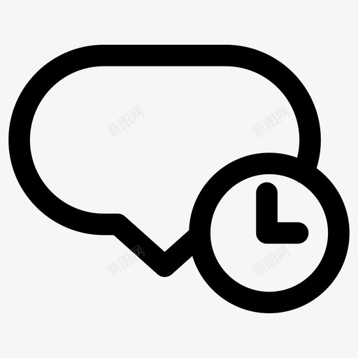 正在加载聊天挂起的图标svg_新图网 https://ixintu.com 挂起的图标 正在加载聊天