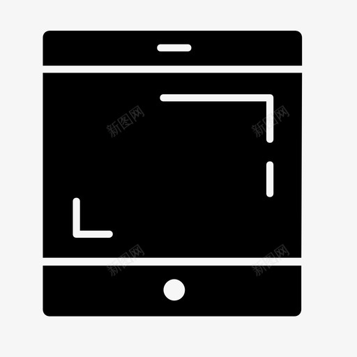 平板电脑基本图标svg_新图网 https://ixintu.com 基本图标 平板电脑