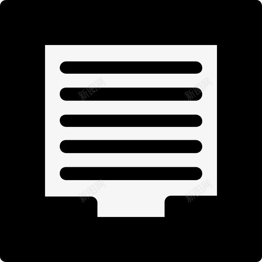 抽屉物品文件字形图标svg_新图网 https://ixintu.com 抽屉物品 文件字形