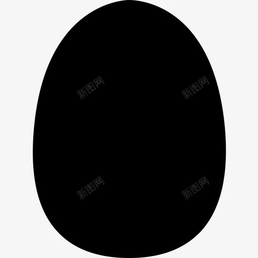 鸡蛋黑洋食品收藏雕文图标svg_新图网 https://ixintu.com 鸡蛋 黑洋食品收藏雕文