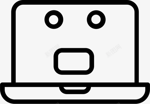 痛苦的笔记本表情笑脸图标svg_新图网 https://ixintu.com 痛苦的笔记本 笑脸 笔记本表情 表情