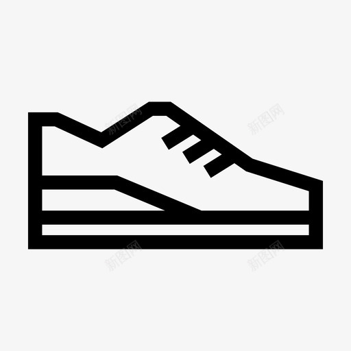 鞋时装脚图标svg_新图网 https://ixintu.com 时装 脚 衣服和衣柜 运动鞋 鞋