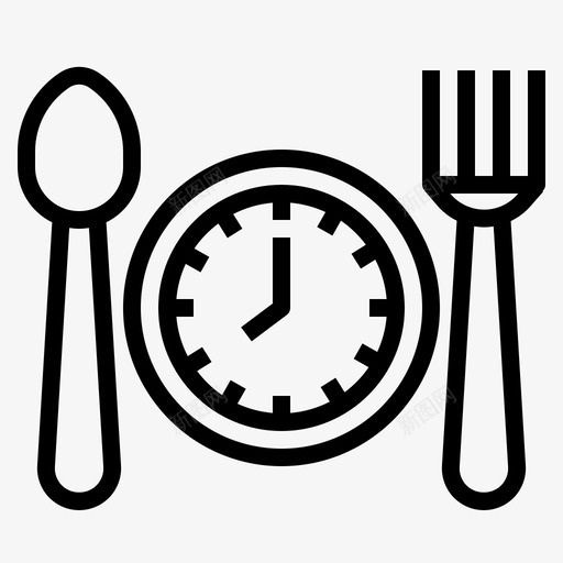 膳食饮食常规图标svg_新图网 https://ixintu.com 健康大纲 常规 时间 时间表 膳食 饮食