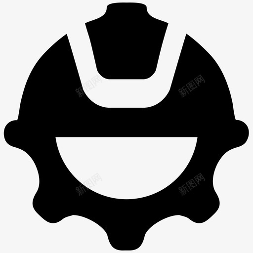 建筑工程齿轮图标svg_新图网 https://ixintu.com 头盔 工程 建筑 搜索引擎优化网站集1 设置 齿轮