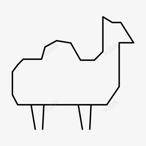 骆驼驼峰图标svg_新图网 https://ixintu.com 驼峰 骆驼
