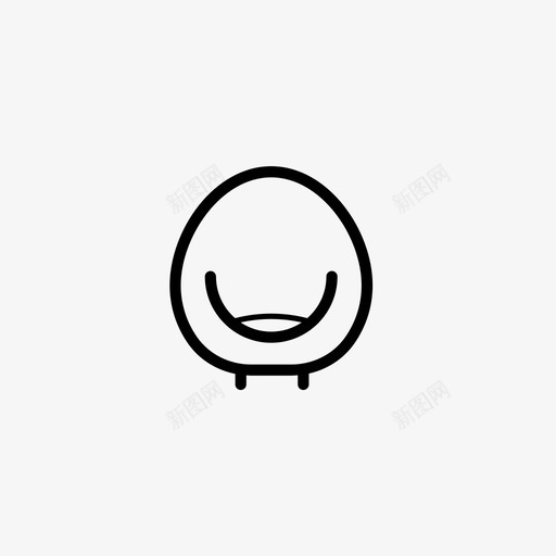 椅子座椅家具套件2图标svg_新图网 https://ixintu.com 家具套件2 座椅 椅子