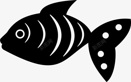 鱼熟鱼海洋动物图标svg_新图网 https://ixintu.com 海 海洋 海洋动物 熟鱼 鱼