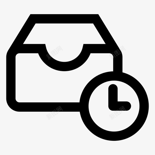 正在加载收件箱挂起的图标svg_新图网 https://ixintu.com 挂起的图标 正在加载收件箱