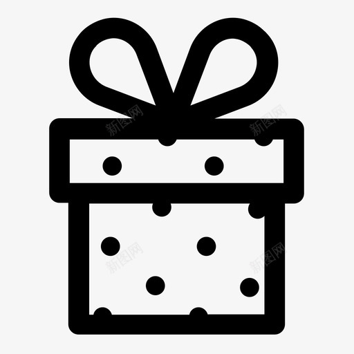 礼物庆祝赠品图标svg_新图网 https://ixintu.com 庆祝 礼物 赠品