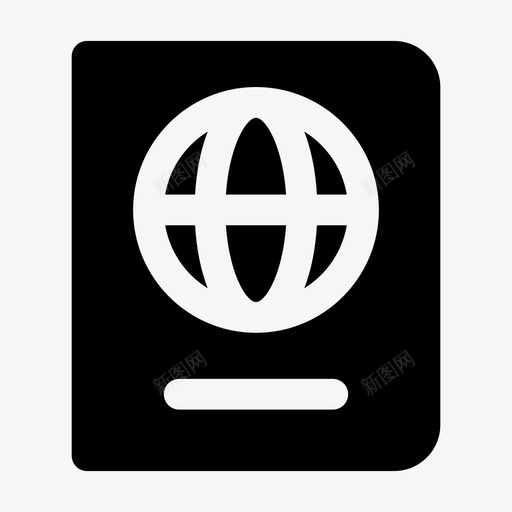 护照护照簿护照id图标svg_新图网 https://ixintu.com jumpicon旅行标志 护照 护照id 护照簿 旅行
