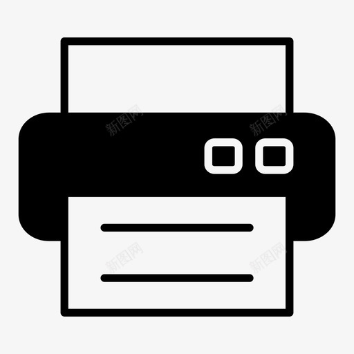 印刷机打印机图标svg_新图网 https://ixintu.com 印刷机 打印机