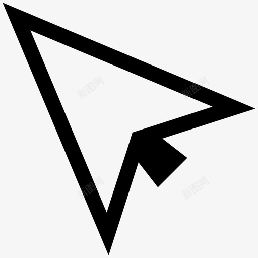 计算机光标箭头箭头光标图标svg_新图网 https://ixintu.com 光标 箭头 箭头光标 计算机光标 默认光标
