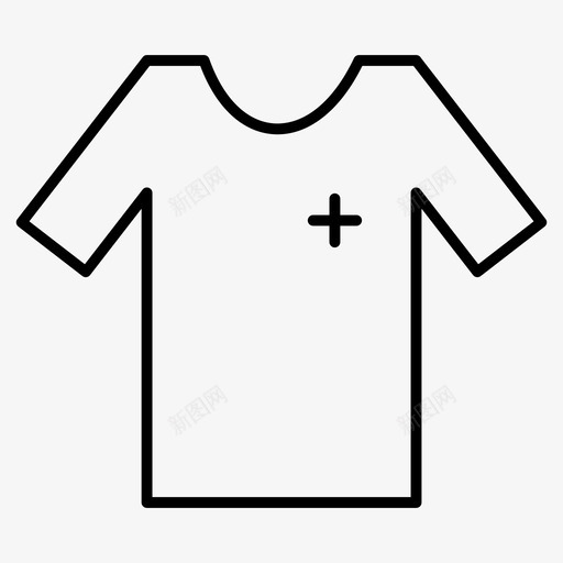 运动衫连衣裙衬衫图标svg_新图网 https://ixintu.com 服装 服装细线图标 衬衫 运动衫 连衣裙