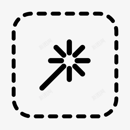 清晰图像虚线集合2图标svg_新图网 https://ixintu.com 清晰图像 虚线集合2