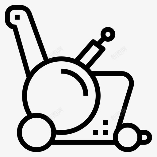 电动轮椅残疾人人图标svg_新图网 https://ixintu.com 人 机器人 残疾人 电动轮椅
