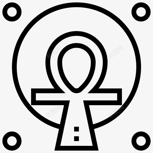 精神的安可冥想图标svg_新图网 https://ixintu.com 冥想 安可 精神的