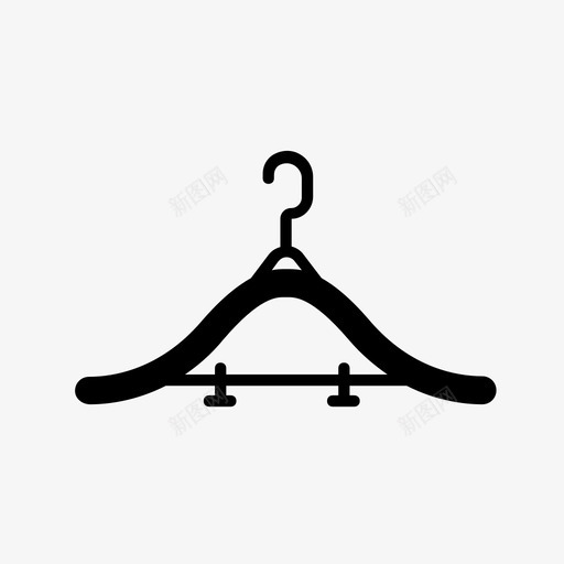 衣架服装店衣架套装1图标svg_新图网 https://ixintu.com 服装店 衣架 衣架套装1