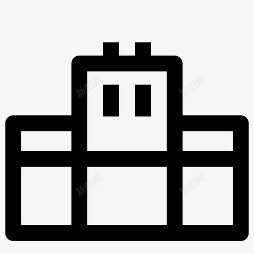 中国长城建筑图标svg_新图网 https://ixintu.com 中国长城 建筑