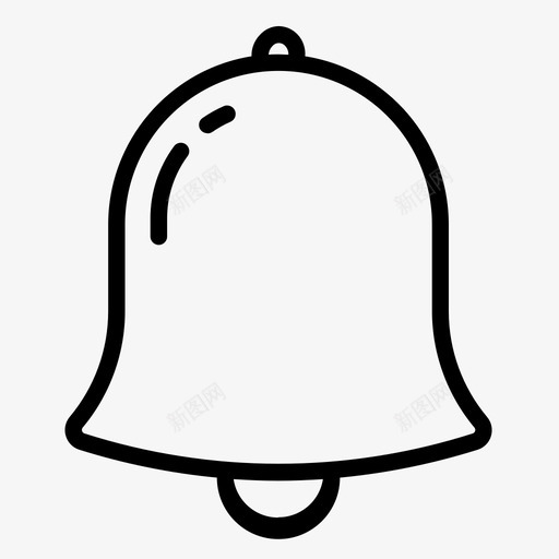铃铛圣诞节假日图标svg_新图网 https://ixintu.com 假日 冬天 圣诞图标 圣诞节 装饰品 铃铛
