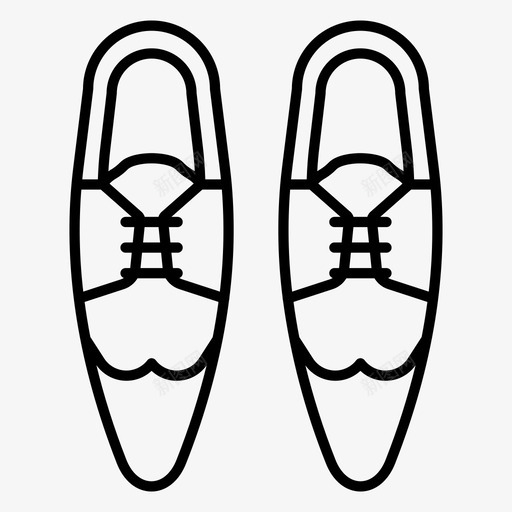 鞋子西装工作服图标svg_新图网 https://ixintu.com 工作服 工作鞋 西装 鞋子