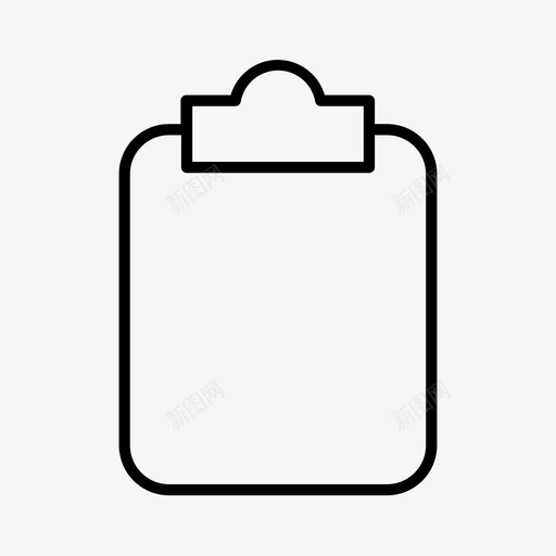 记事本剪贴板笔记图标svg_新图网 https://ixintu.com 剪贴板 笔记 记事本