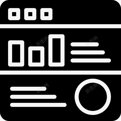 分析屏幕浏览器交互图标svg_新图网 https://ixintu.com Pretycons用户界面实心 互联网 交互 分析屏幕 浏览器 用户 界面