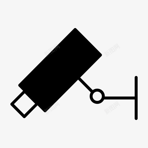 监控摄像机监控系统技术图标svg_新图网 https://ixintu.com 技术 监控摄像机 监控系统