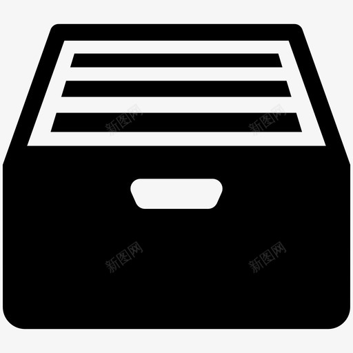 文件系统数据存储文档存储图标svg_新图网 https://ixintu.com 信息管理 数据存储 文件夹 文件系统 文档存储 网络托管字形概念图标