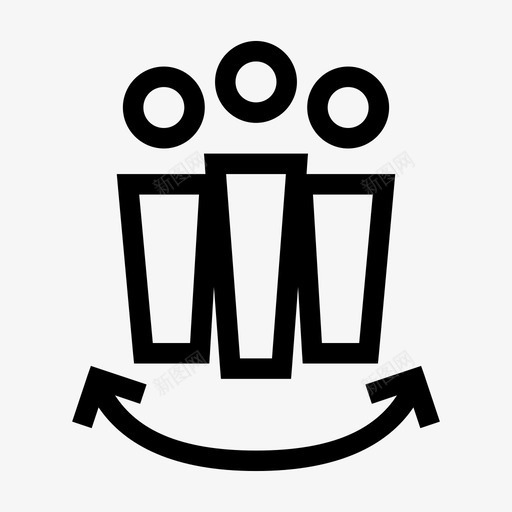 可交换团队协作人员图标svg_新图网 https://ixintu.com 业务 交互 人员 协作 可交换团队