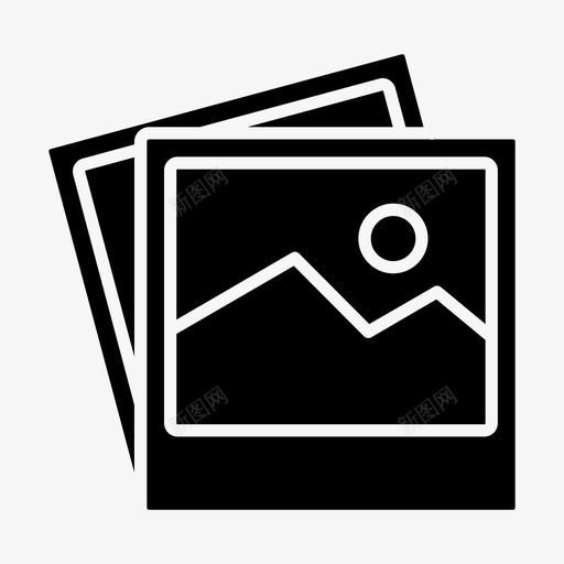 宝丽来图像复制品图标svg_新图网 https://ixintu.com 图片 复制品 宝丽来 宝丽来图像